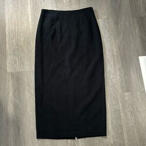 Vintage Jeanne Pierre Wool Blend Long Skirt size 10
